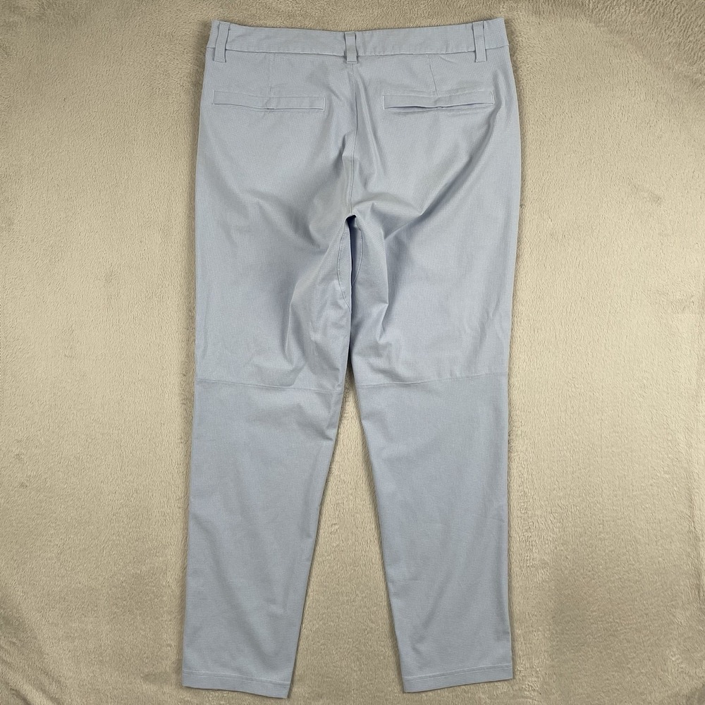 Lululemon Commission Ventlight Pant Mens 33x29 Blue Slim Fit Commuter Stretch - Picture 2 of 12